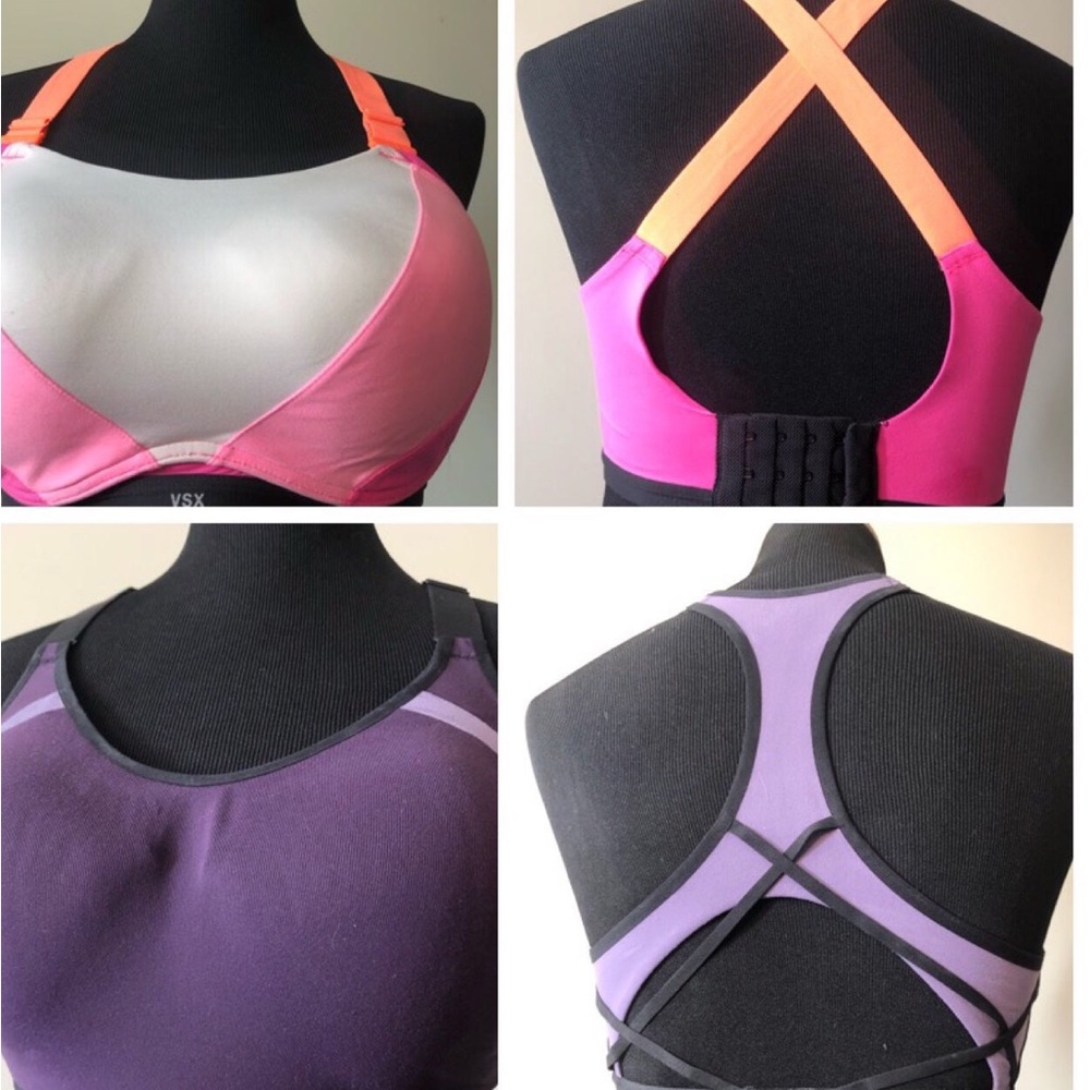 (2) Victoria’s Secret sports bras 34ddd